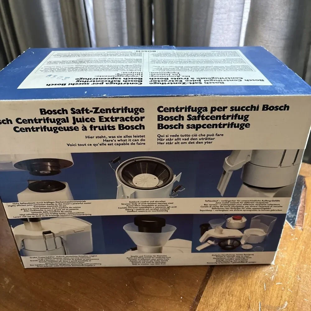 Bosch Centrifugal Juice Extractor Attachment for UM3 Universal Mixer In Box